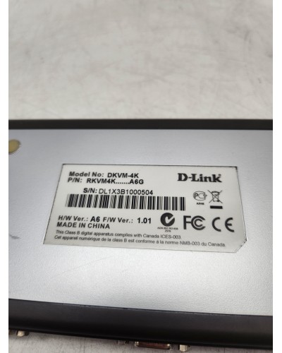 KVM-перемикач D-Link DKVM-4K 4-портовий PS/2 (DKVM-4K)