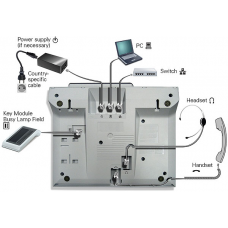 IP телефон Siemens OpenStage 40 HFA lava (L30250-F600-C155)