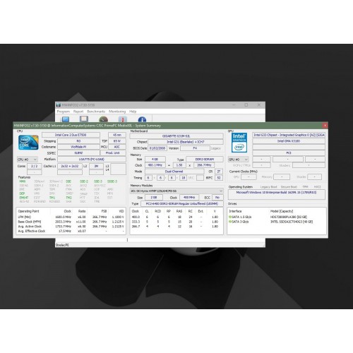 Компьютер s775 Intel Core 2 Duo E7500, 4Gb RAM, 80Gb HDD