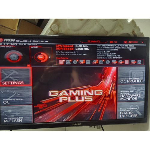 Ігровий Комп'ютер sAM4 AMD Ryzen 7 3700X, 32Gb DDR4, 120Gb SSD, 1.5Tb HDD, GTX 1080Ti 11Gb