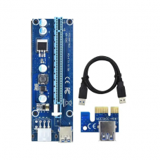 Адаптер PCI-E 1X to 16X Riser Card VER006С (PCE164P-N03)