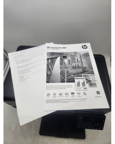 БФП лазерний HP LaserJet Pro MFP M127fn (CZ181A) Lan, USB