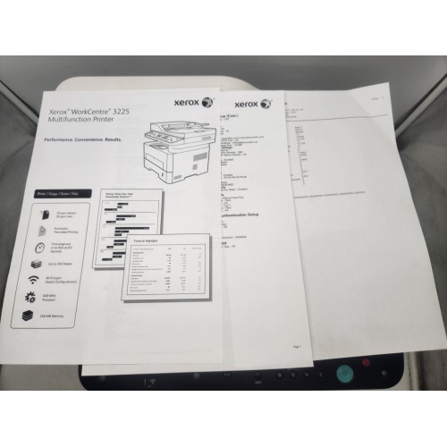 Багатофункціональний пристрій лазерний Xerox WorkCentre 3225DNI мережевий з двостороннім друком, Wi-Fi