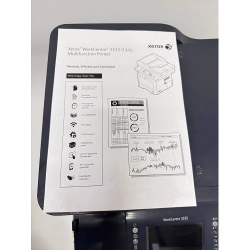 Багатофункціональний пристрій лазерний Xerox WorkCentre 3335DNI мережевий з двостороннім друком, Wi-Fi