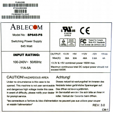 Купити блок живлення Ablecom 645W (SP645-PS) 645Вт (4pin, 8pin CPU)