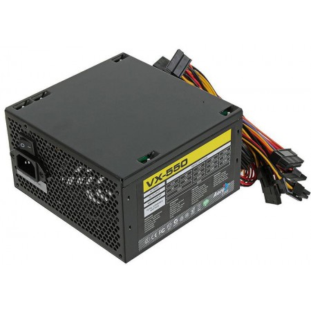 Купити блок живлення Aerocool VX-550 550W (ACPN-VX55NEY.11) 550Вт (4+4pin CPU, 6pin GPU)