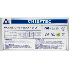 Блок живлення Chieftec GPS-400AA-101A 400Вт (4pin CPU, 6pin GPU)