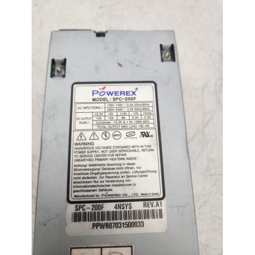 Блок живлення Powerex SPC-200F 200Вт