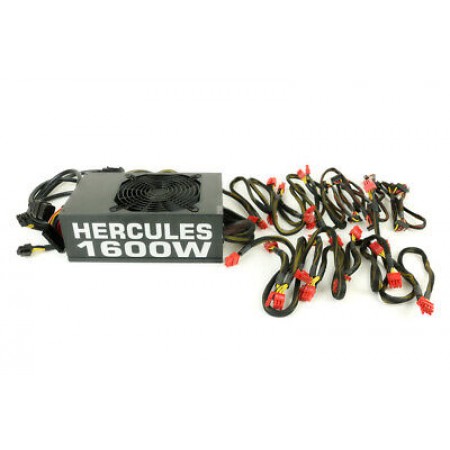 Блок живлення Rosewill HERCULES-1600 (HERCULES-1600) 1600Вт (4+4pin CPU, 6+2pin GPU)