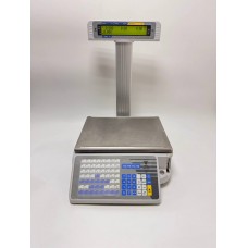 Вага торгова електронна з друком етикеток DIGI SM-300P-K15