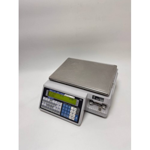 Вага торгова електронна з друком етикеток DIGI SM-500MK4EB-K15