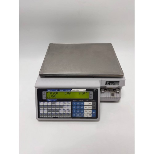 Вага торгова електронна з друком етикеток DIGI SM-500MK4EB-K15