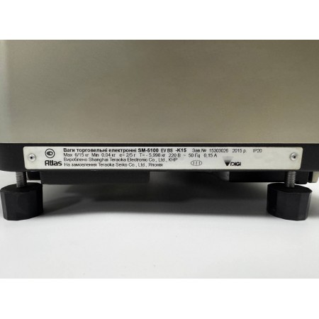 Вага самообслуговування торгова електронна з друком етикеток DIGI SM-5100BS-K15
