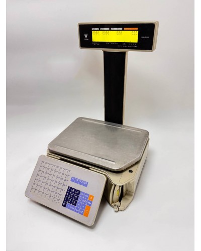 Вага торгова електронна з друком етикеток DIGI SM-5100P-K15