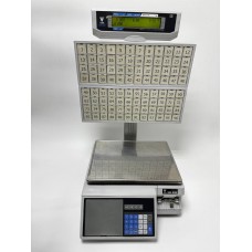 Вага самообслуговування торгова електронна з друком етикеток DIGI SM-500MK4BS-K15