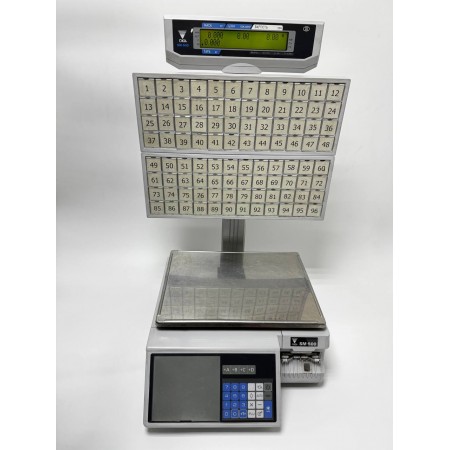 Вага самообслуговування торгова електронна з друком етикеток DIGI SM-500MK4BS-K15