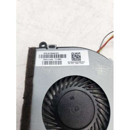 Вентилятор HP 15-AC, 15-AY, 15-AF, 15-BA, 15-BS, 15-BW, 250 G4, 255 G4, 250 G5, 255 G5 (SPS-813946-001) Original