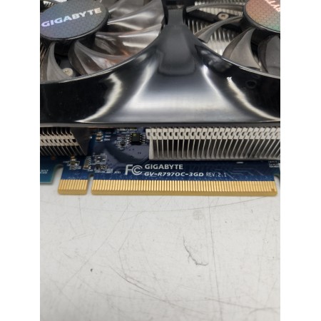 Відеокарта Gigabyte Radeon HD7970 3Gb GDDR5, 384bit (DVI, HDMI, 2 x Mini DisplayPort) (GV-R797OC-3GD)