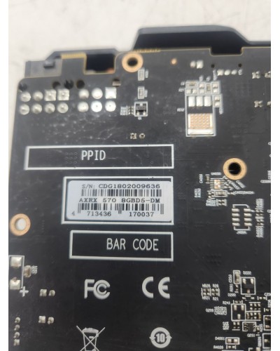 Відеокарта PowerColor Radeon RX 570 8Gb GDDR5 (256Bit) (1x DVI) (AXRX 570 8GBD5-DM)