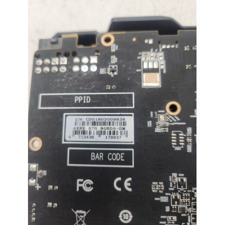 Відеокарта PowerColor Radeon RX 570 8Gb GDDR5 (256Bit) (1x DVI) (AXRX 570 8GBD5-DM)