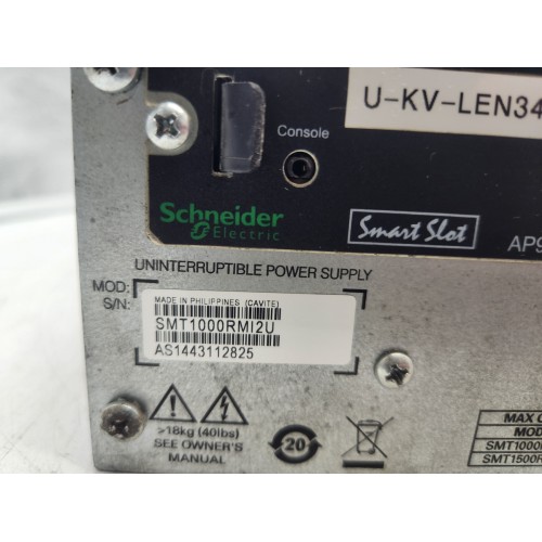 Джерело безперебійного живлення APC Smart-UPS RM 1000VA 2U LCD (SMT1000RMI2U)