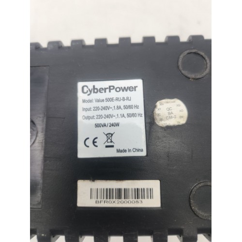 Джерело безперебійного живлення CyberPower Value 500E-RU-B-RJ