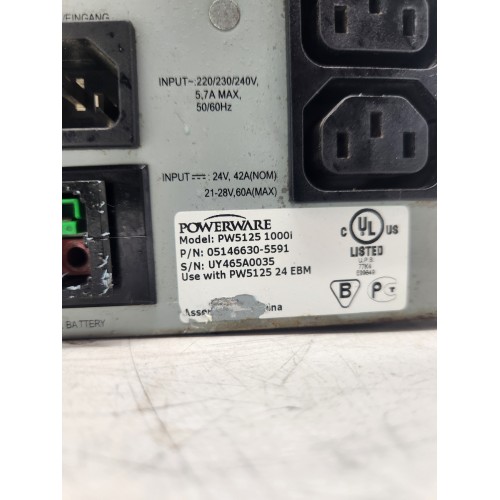 Джерело безперебійного живлення Eaton PowerWare 5125 1000i