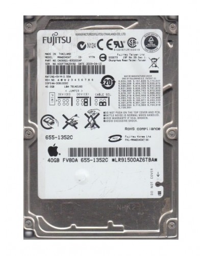 Жорсткий диск 2.5 Fujitsu MHW2040AT 40GB 4200rpm 8MB