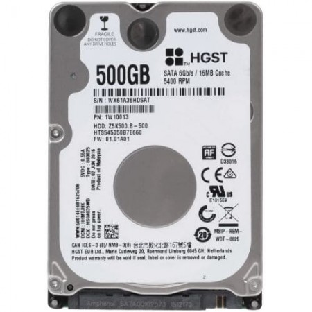 Жорсткий диск 2.5 Hitachi (HGST) Travelstar Z5K500 HTS545050B7E660 500GB