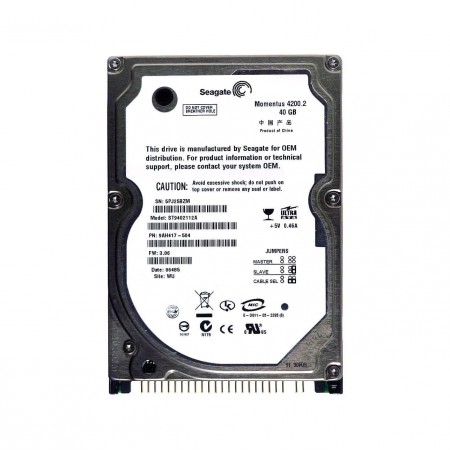 Жорсткий диск 2.5 Seagate Momentus ST9402112A 40GB