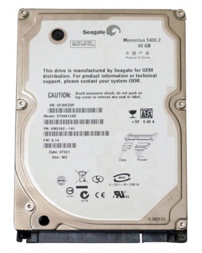 Жорсткий диск 2.5 Seagate Momentus ST96812AS 60GB