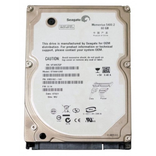 Жорсткий диск 2.5 Seagate Momentus ST96812AS 60GB