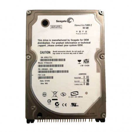 Жорсткий диск 2.5 Seagate Momentus ST98823A 80GB