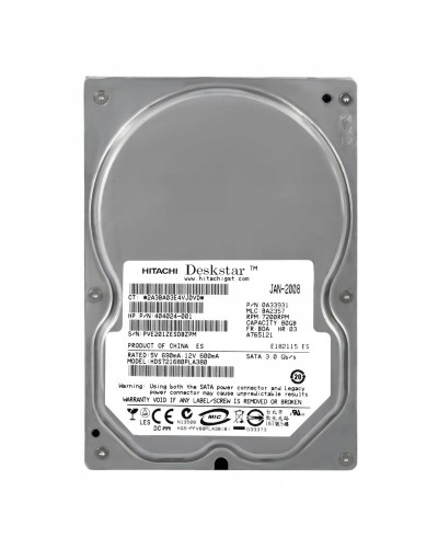 Жорсткий диск 3.5 Hitachi HDS721680PLA380 80GB