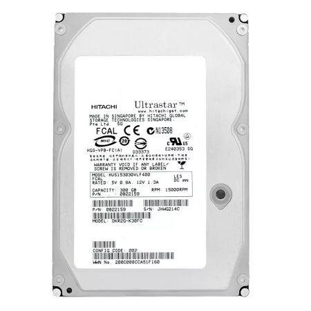 Жорсткий диск 3.5 Hitachi HUS153030VLF400 300GB 15000rpm 16MB