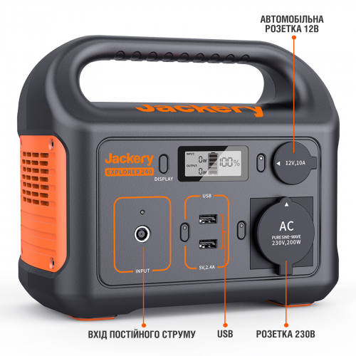 Зарядна станція Jackery Explorer 240EU