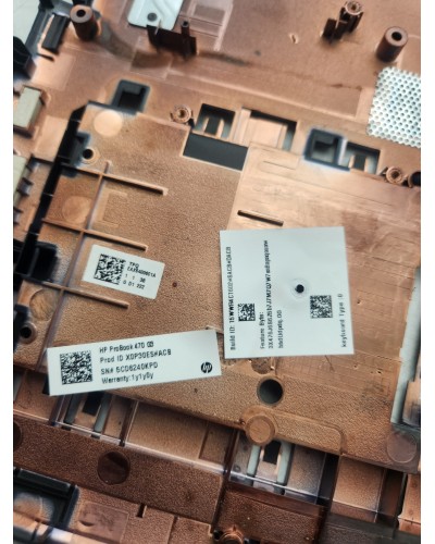 Нижня частина корпуса для ноутбука HP ProBook 470 G3 (корпус D) Оригінал 827051-001, 855566-001,EAX64002A1M, EAX64002A1N