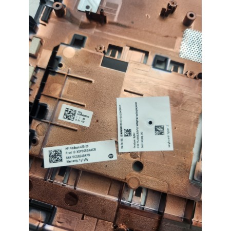 Нижня частина корпуса для ноутбука HP ProBook 470 G3 (корпус D) Оригінал 827051-001, 855566-001,EAX64002A1M, EAX64002A1N