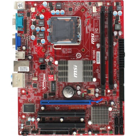 Материнська плата MSI G31TM-P35 MS-7529 (s775, Intel G31, DDR2)