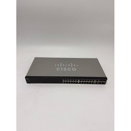 Мережевий гігабітний комутатор Cisco SB SG350-28 (SG350-28-K9) 24 портів