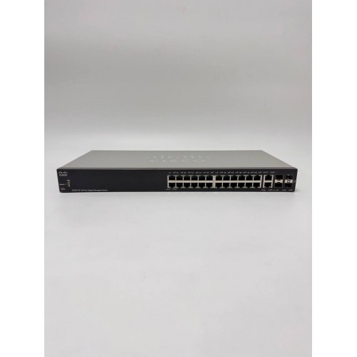 Мережевий гігабітний комутатор Cisco SB SG350-28 (SG350-28-K9) 24 портів