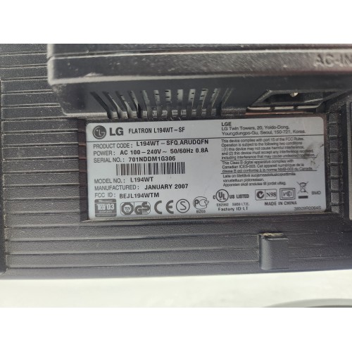 Монітор 19" LG Flatron L194WT-SF