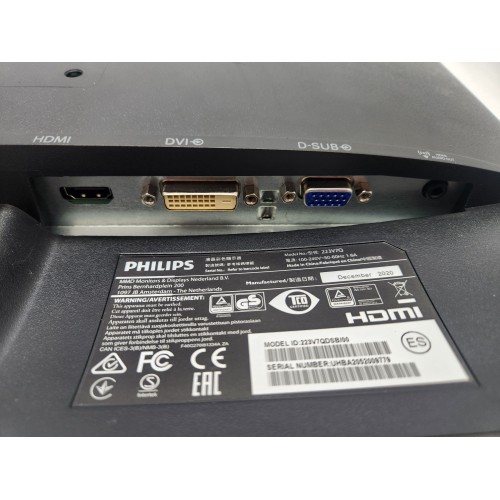 Монітор 21.5" Philips 223V7QDSB/00