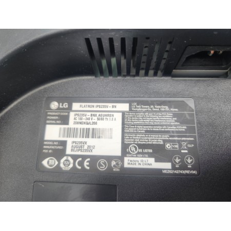 Монітор 23" LG Electronics Flatron IPS235V-BN