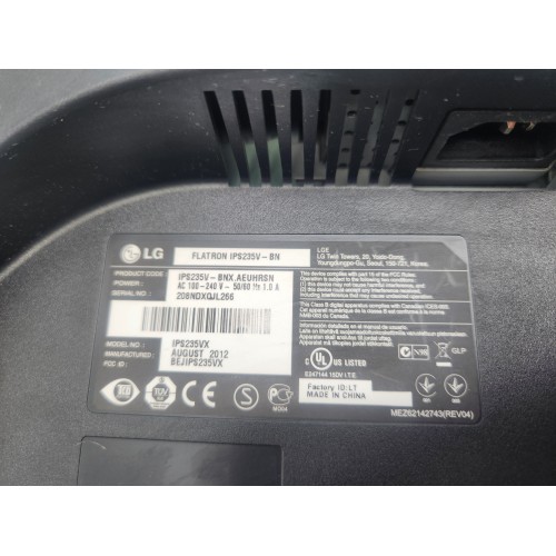 Монітор 23" LG Electronics Flatron IPS235V-BN