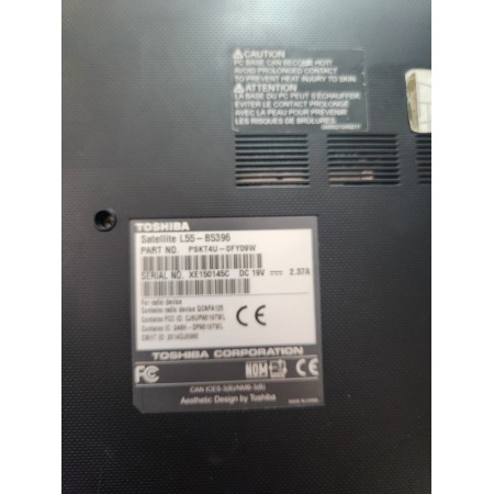 Купити ноутбук Toshiba Satellite L55-B5396 з i5-4210U, 4Gb DDR3L та 120Gb SSD