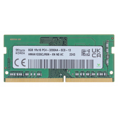 Оперативная память SK hynix SODIMM 8Gb PC4-3200AA-SC0-13 DDR4 3200MHz (HMAA1GS6CJR6N-XN N0 AC)