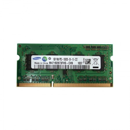 Оперативна пам'ять Samsung SODIMM 1Gb PC3-10600 DDR3-1333 (M471B2873FHS-CH9)