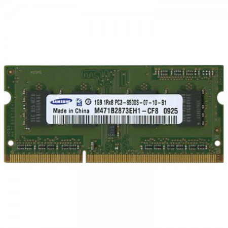 Оперативна пам'ять Samsung SODIMM 1Gb PC3-8500 DDR3-1066 (M471B2873EH1-CF8)