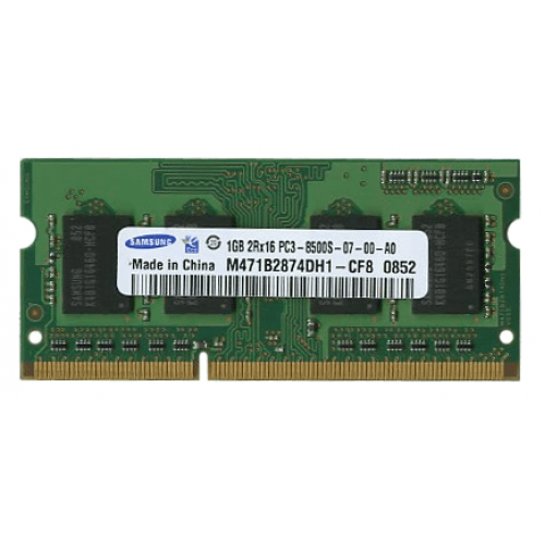 Оперативна пам'ять Samsung SODIMM 1Gb PC3-8500 DDR3-1066 (M471B2874DH1-CF8)